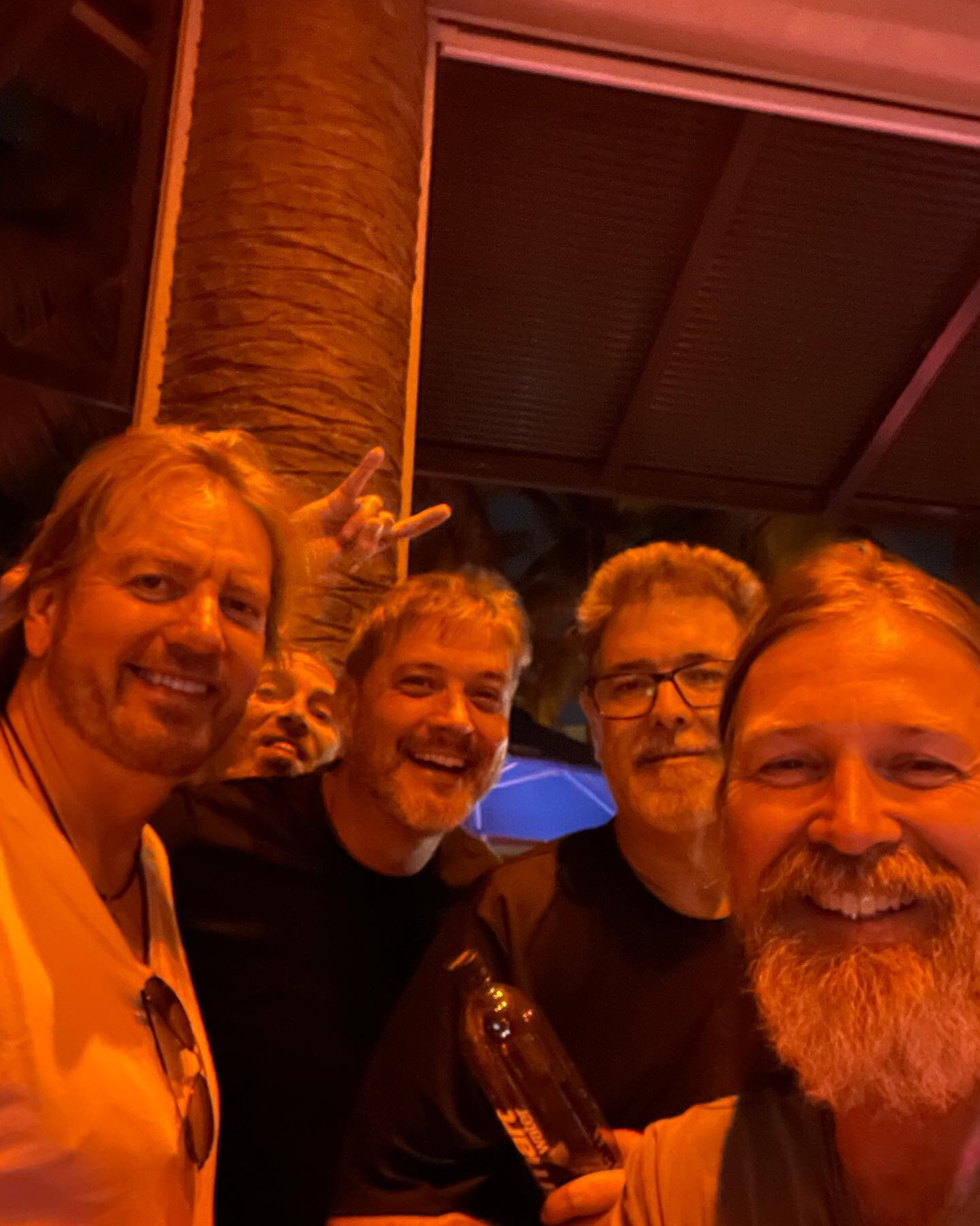 Me and @wcguitar and @randyboen01 and TM Scott and rando mcrandersome on the day off in Miami. Travis Tritt tour rules!  #greatdaytobealive