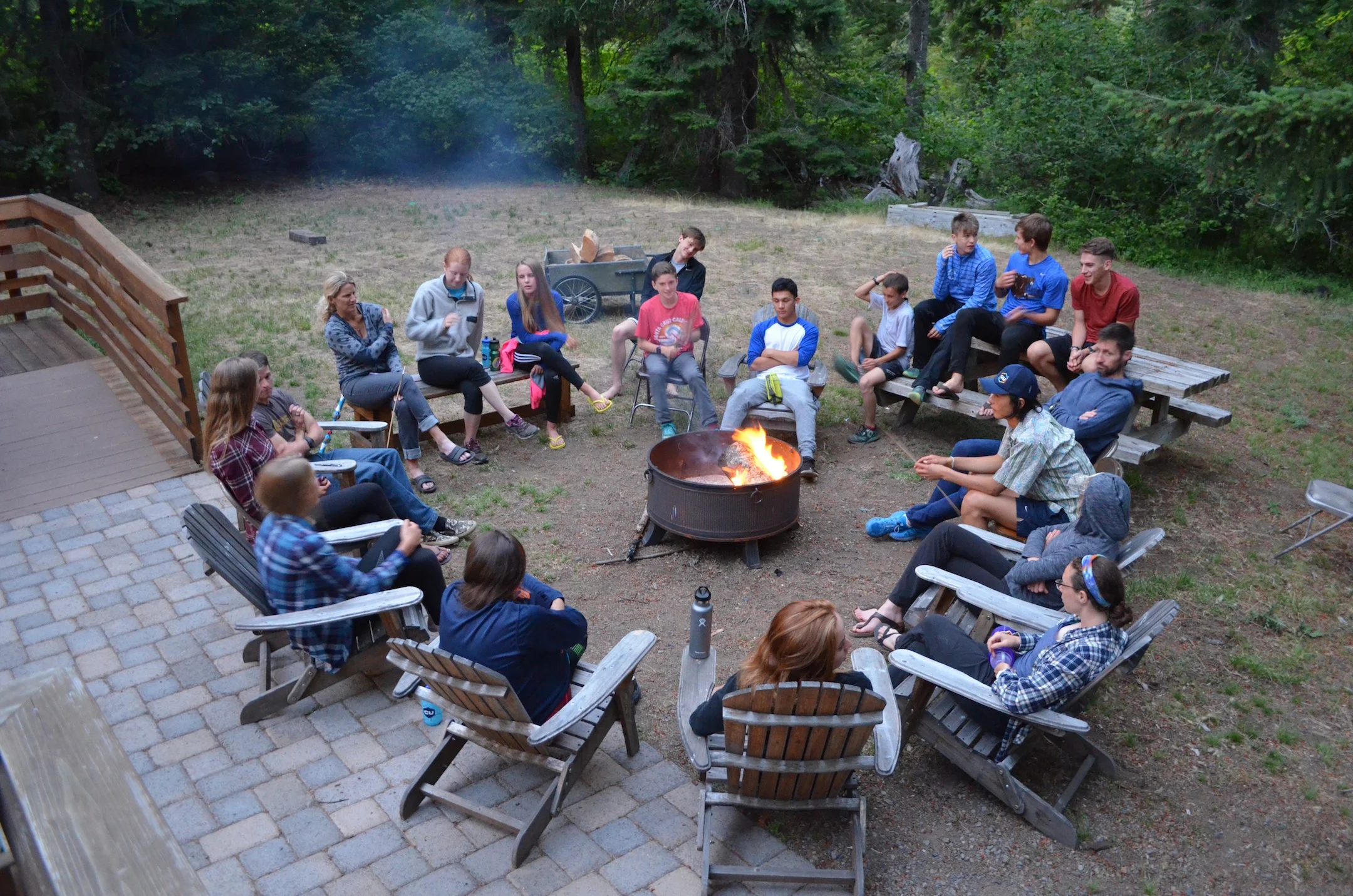 How would you spend your evenings with 15 new friends? 