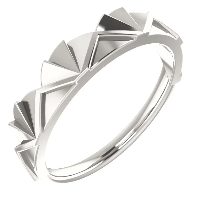 Sterling Stackable Crown Ring