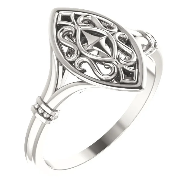 Sterling Vintage Style Ring
