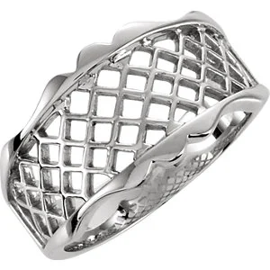 Sterling Lattice Band