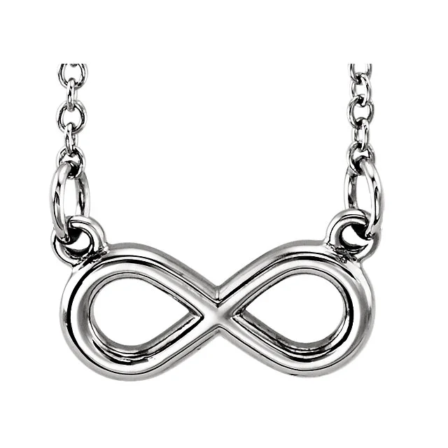 14K Gold Infinity Necklace