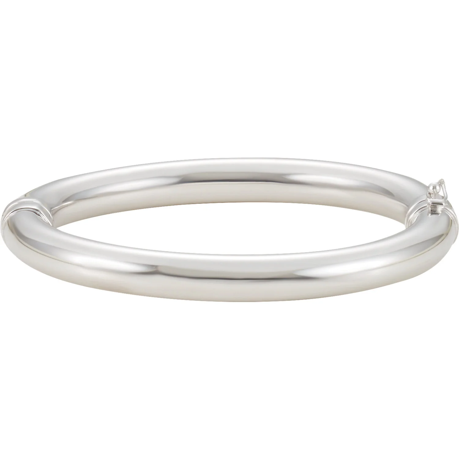 Sterling Silver Hinged Bangle