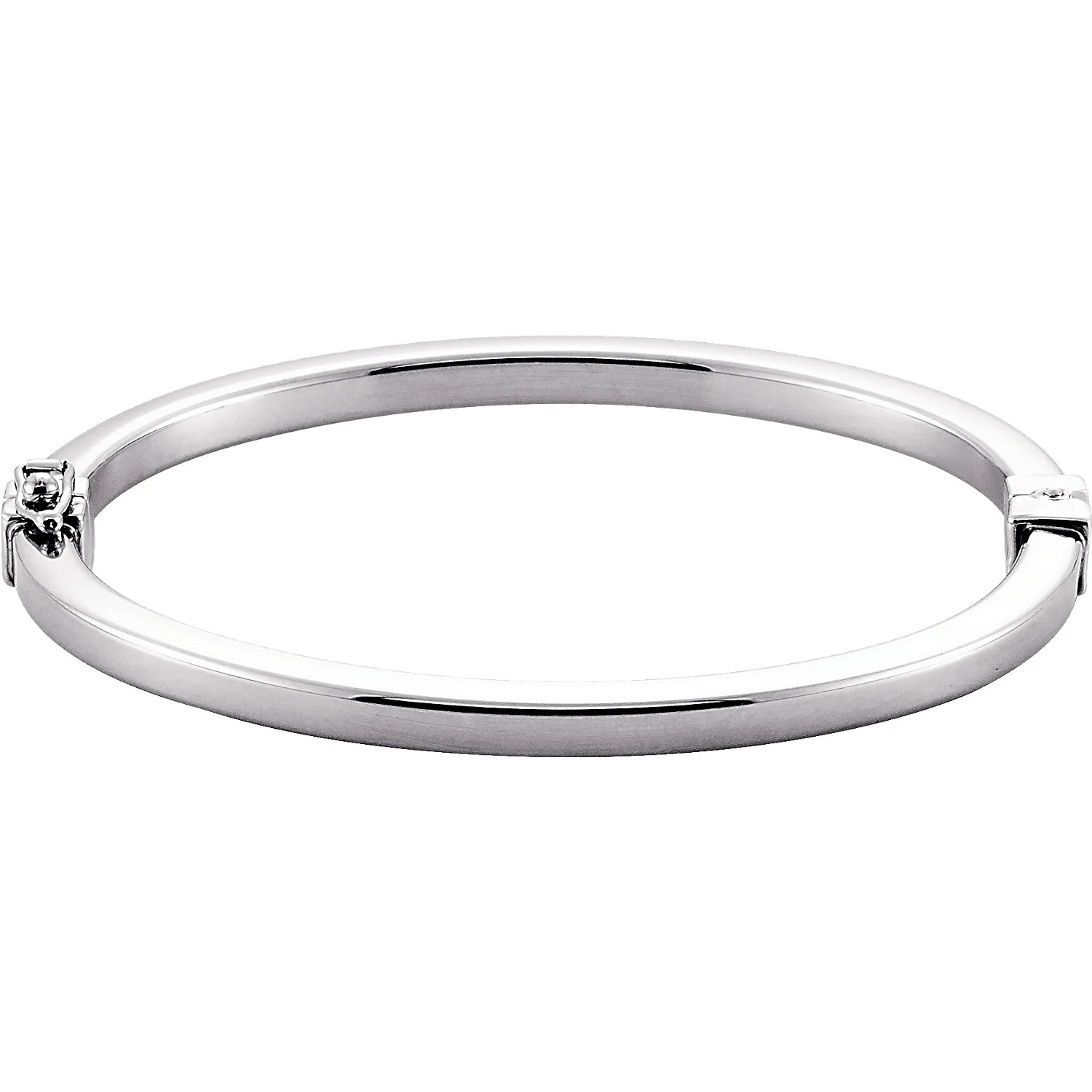 Sterling Silver Hinged Bangle