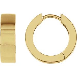 Gold Hinged Hoop Earrings