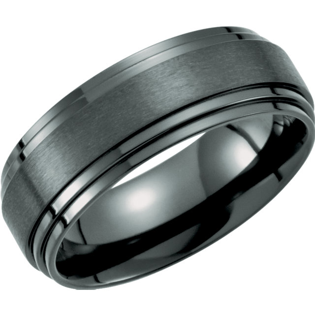 Titanium Ridged Band