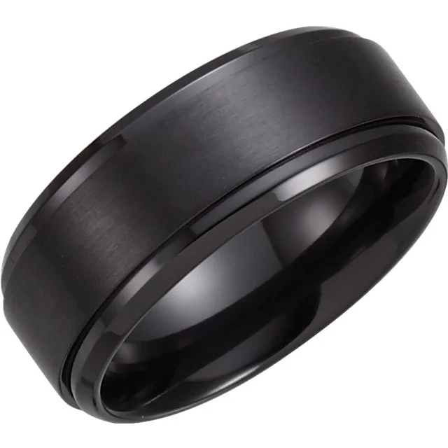 Titanium Ridged Band