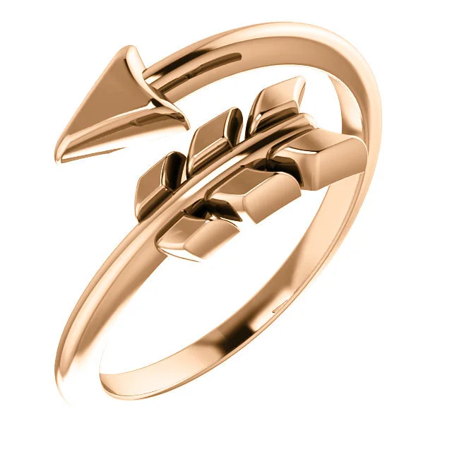 Negative Space Arrow Ring