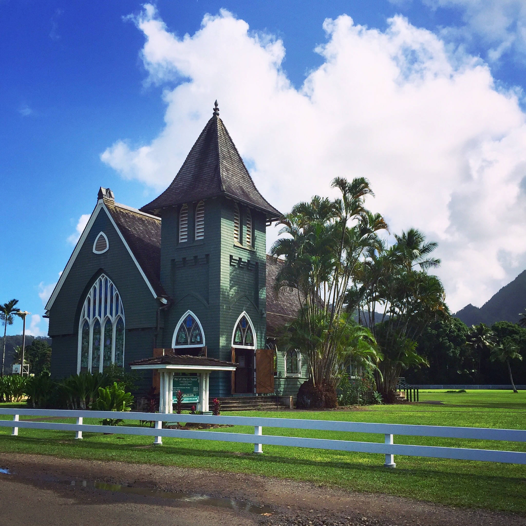 Historic and charming Wai'oli Hui ia Church