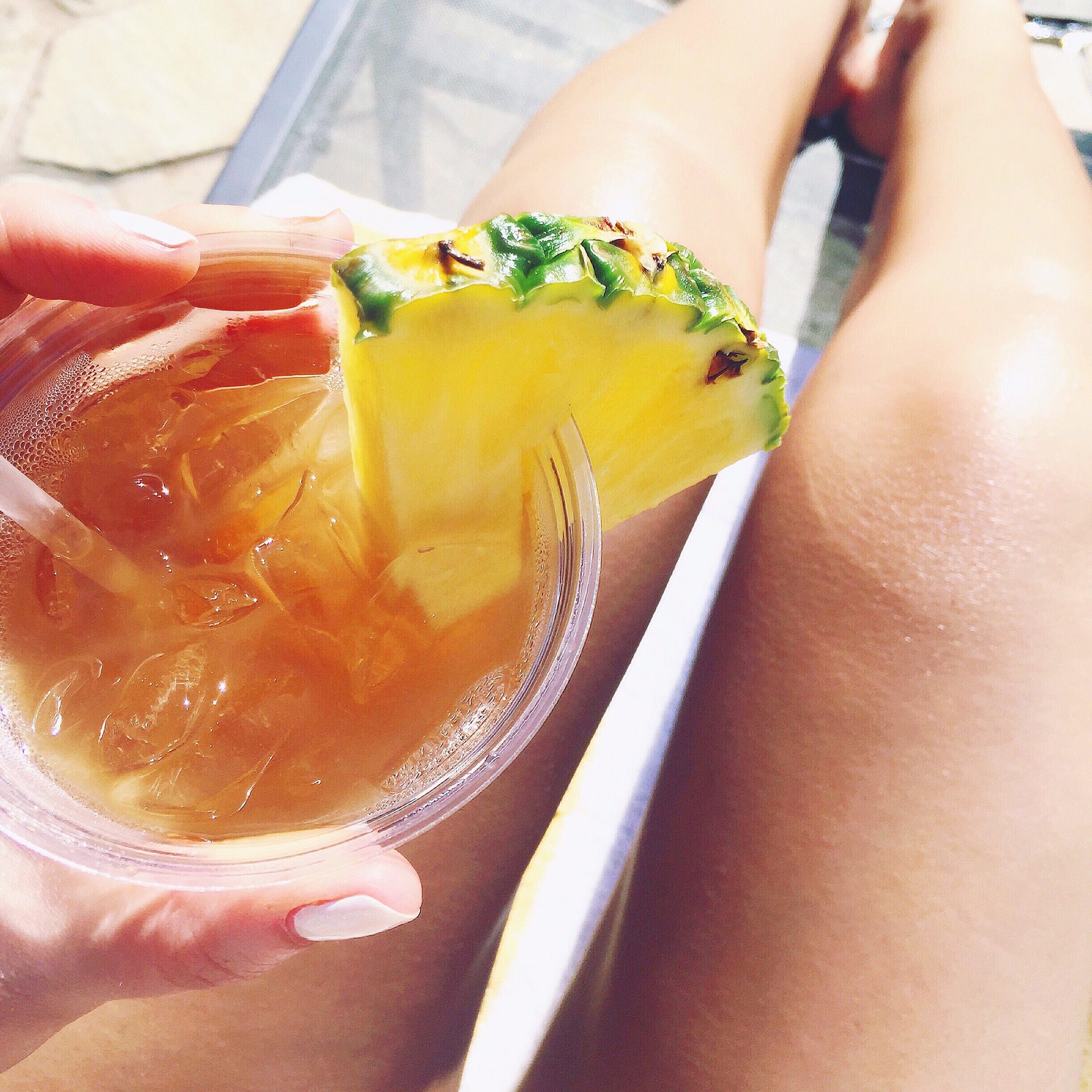 Taking full advantage of the complimentary hotel mai tai's