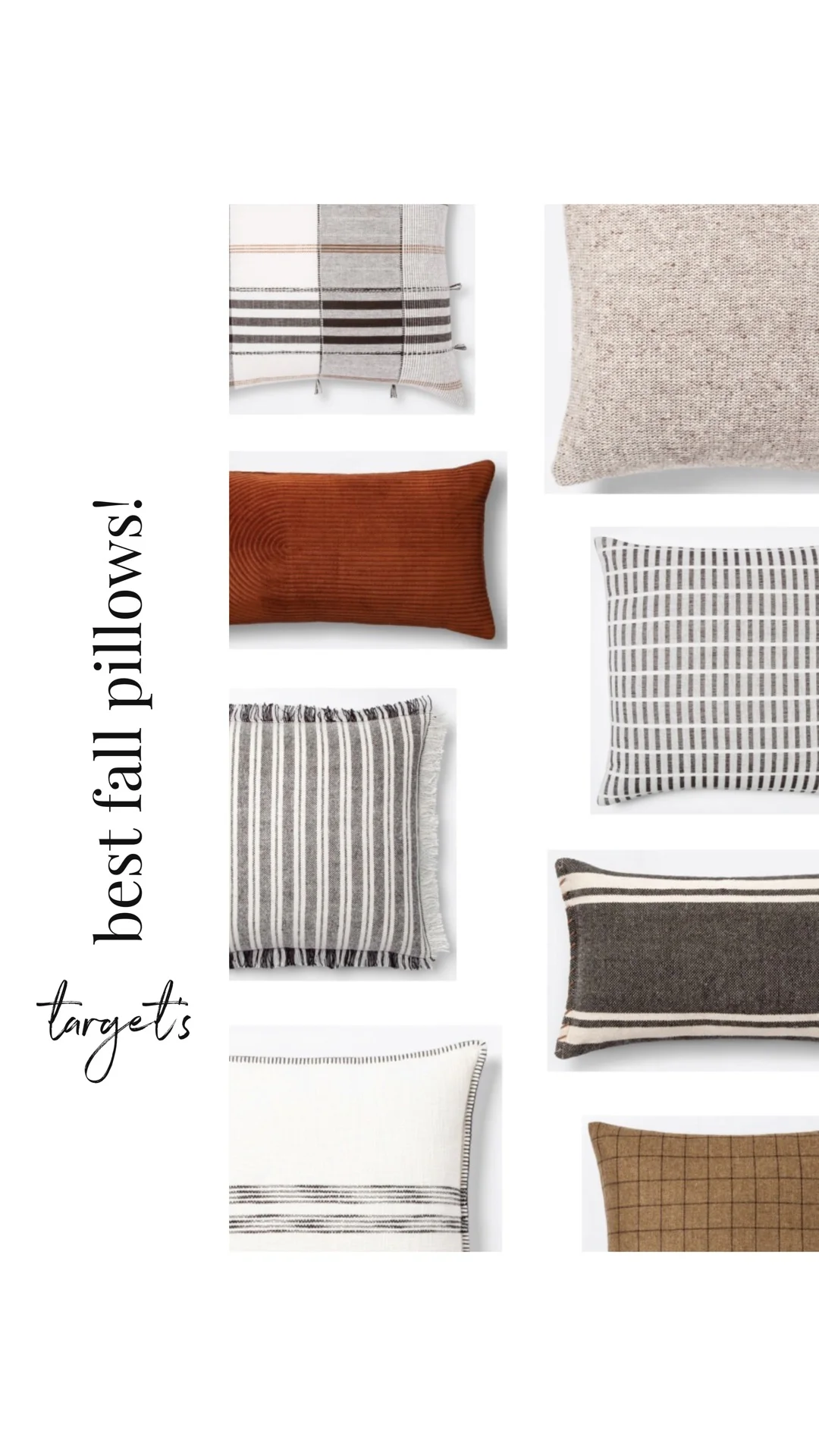 FALL PILLOW ROUND UP