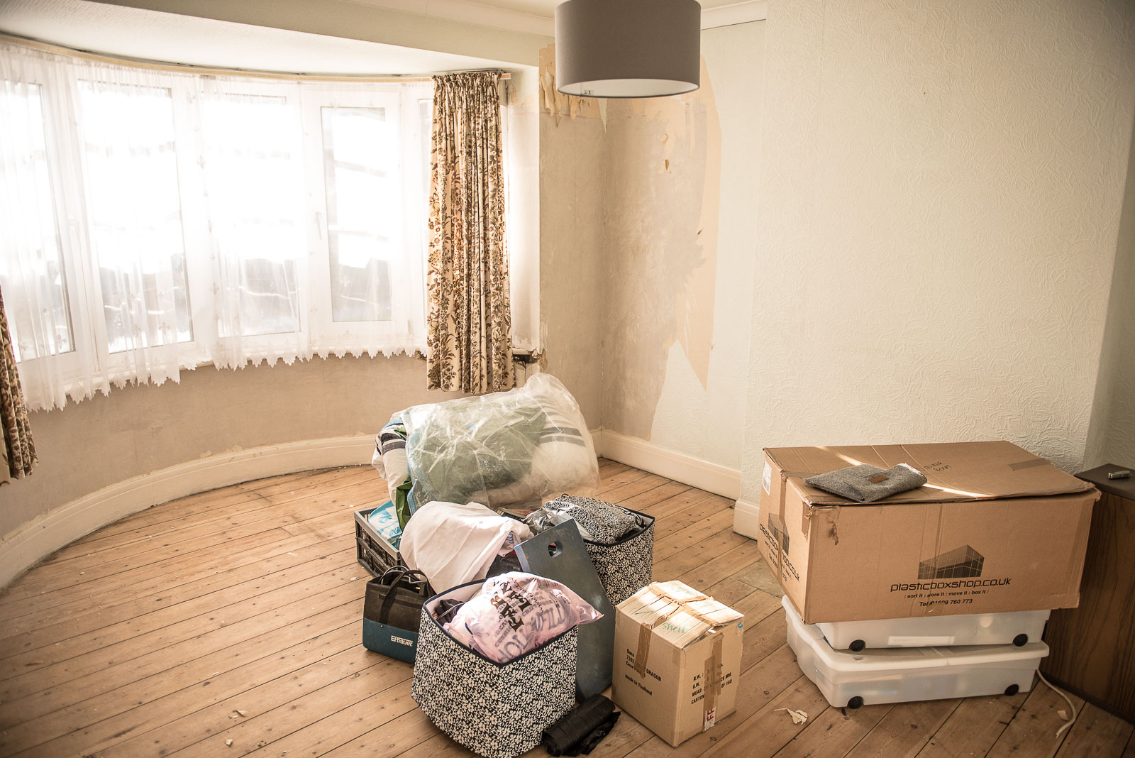 Got rid of that disgusting master bedroom carpet, hooray!