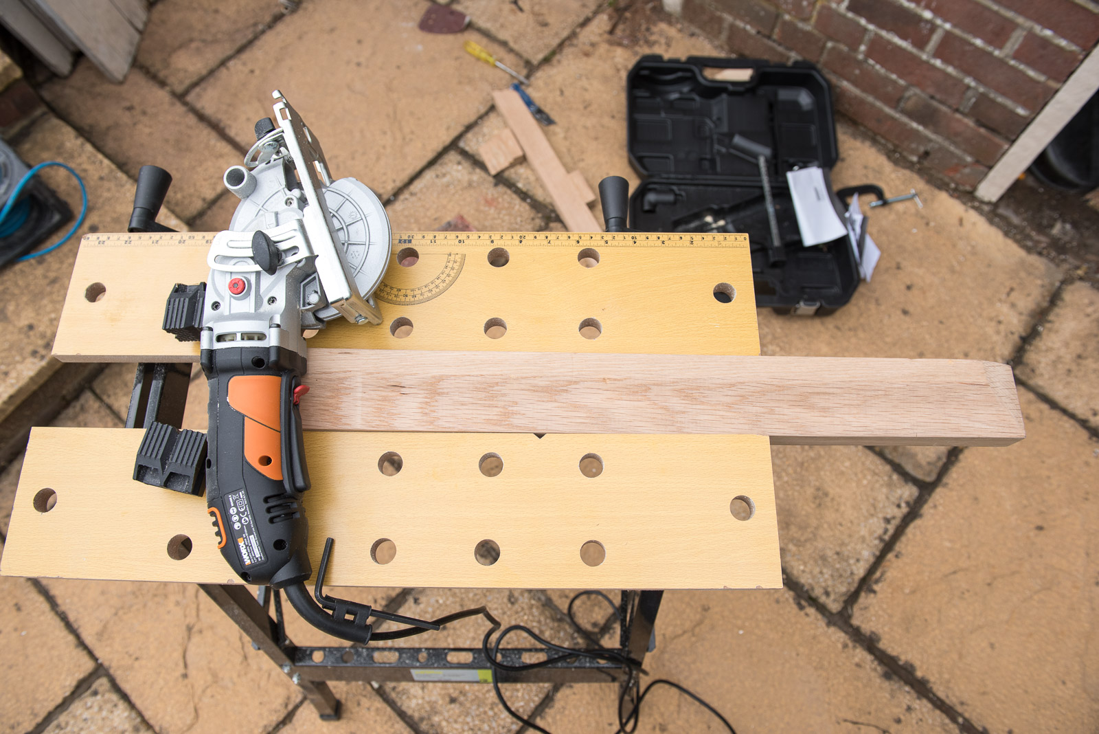 Cutting a small piece to fill the gap