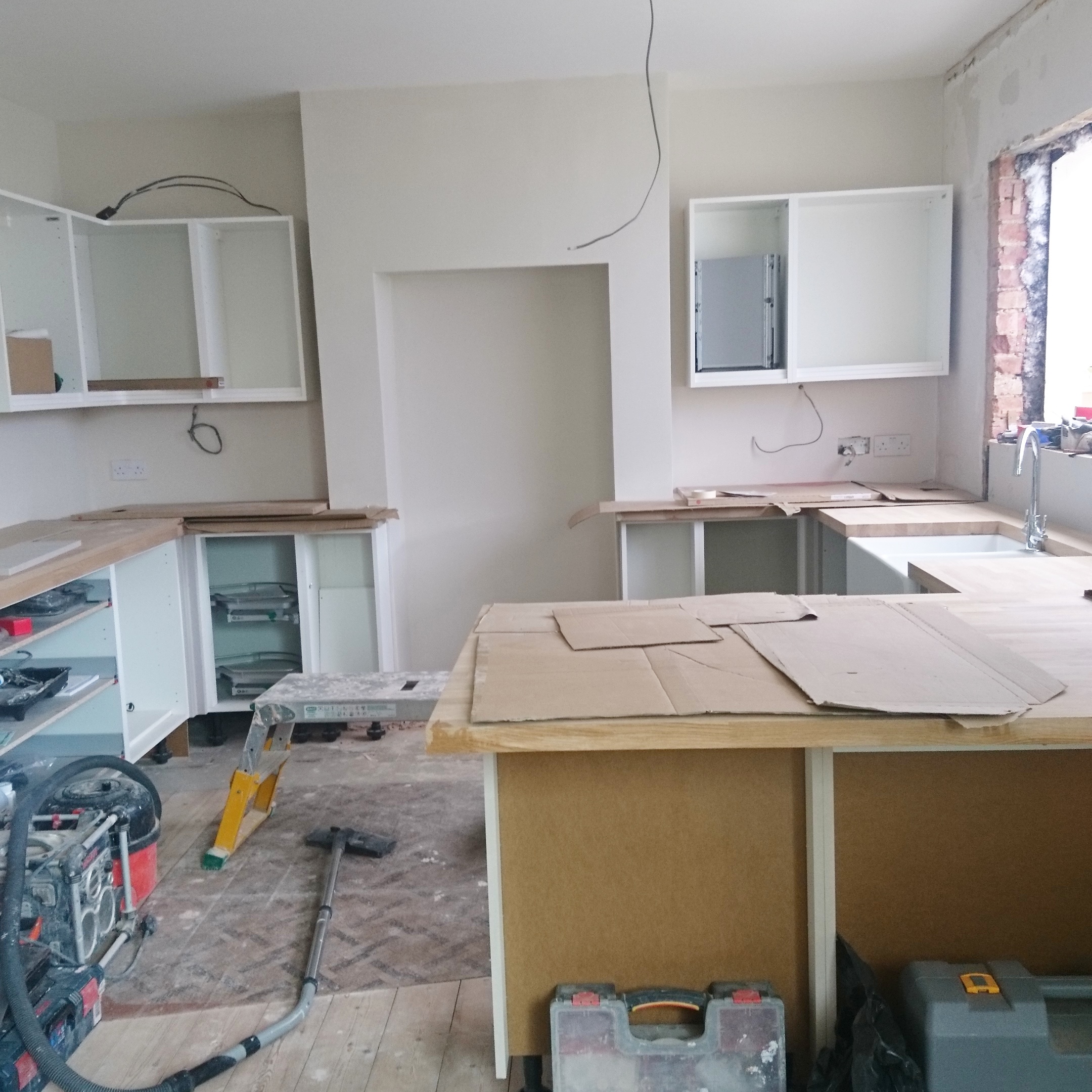 Our Kitchen Diner Renovation 4 Weeks In Progress Shots Fifi Mcgee Interiors Renovation Blog