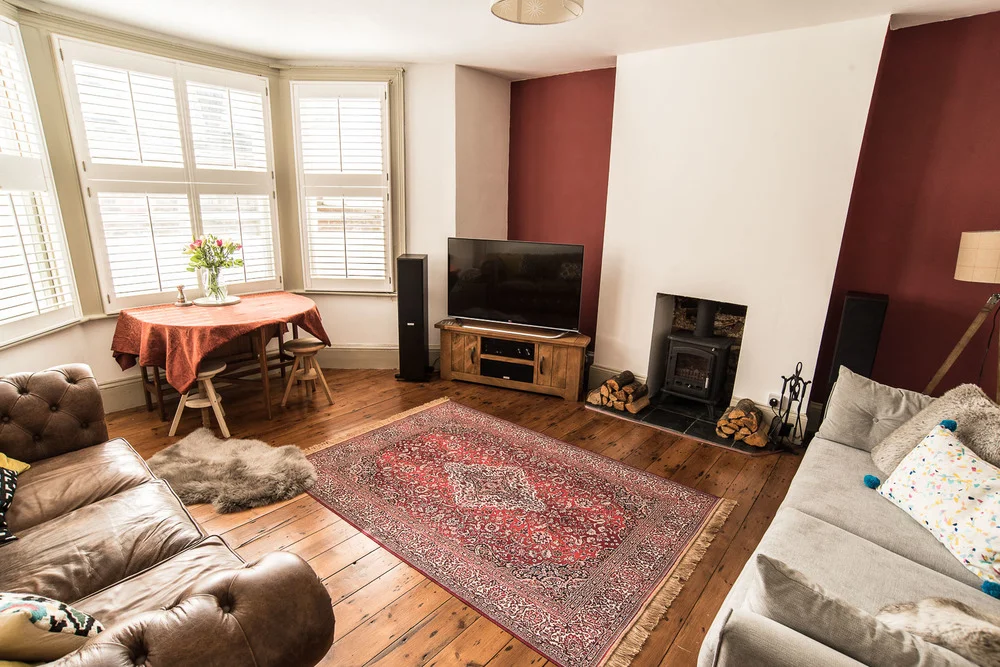 Our Old Flat - look at those beautiful real wood floors
