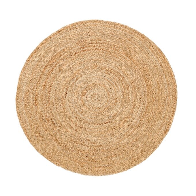 Aftas round jute affordable rugs