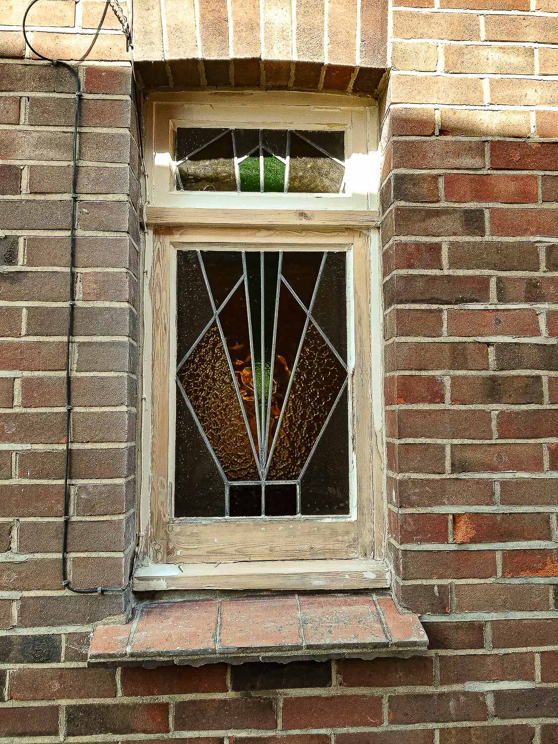 1930s stained glass window refurbishment