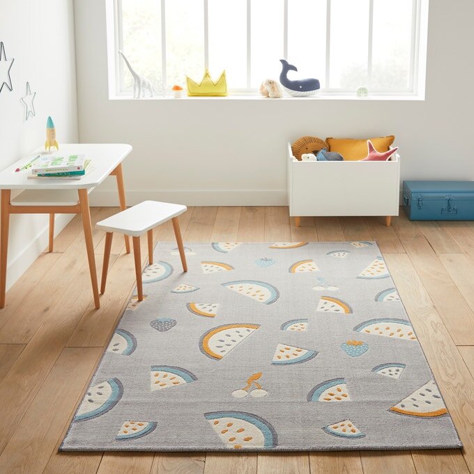 Childrens watermelon affordable rugs