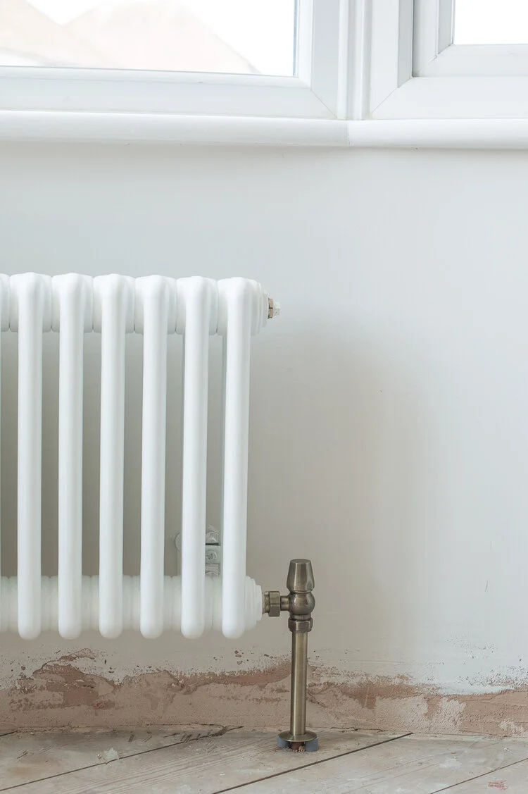 A curved radiator for a bay window | Fifi McGee