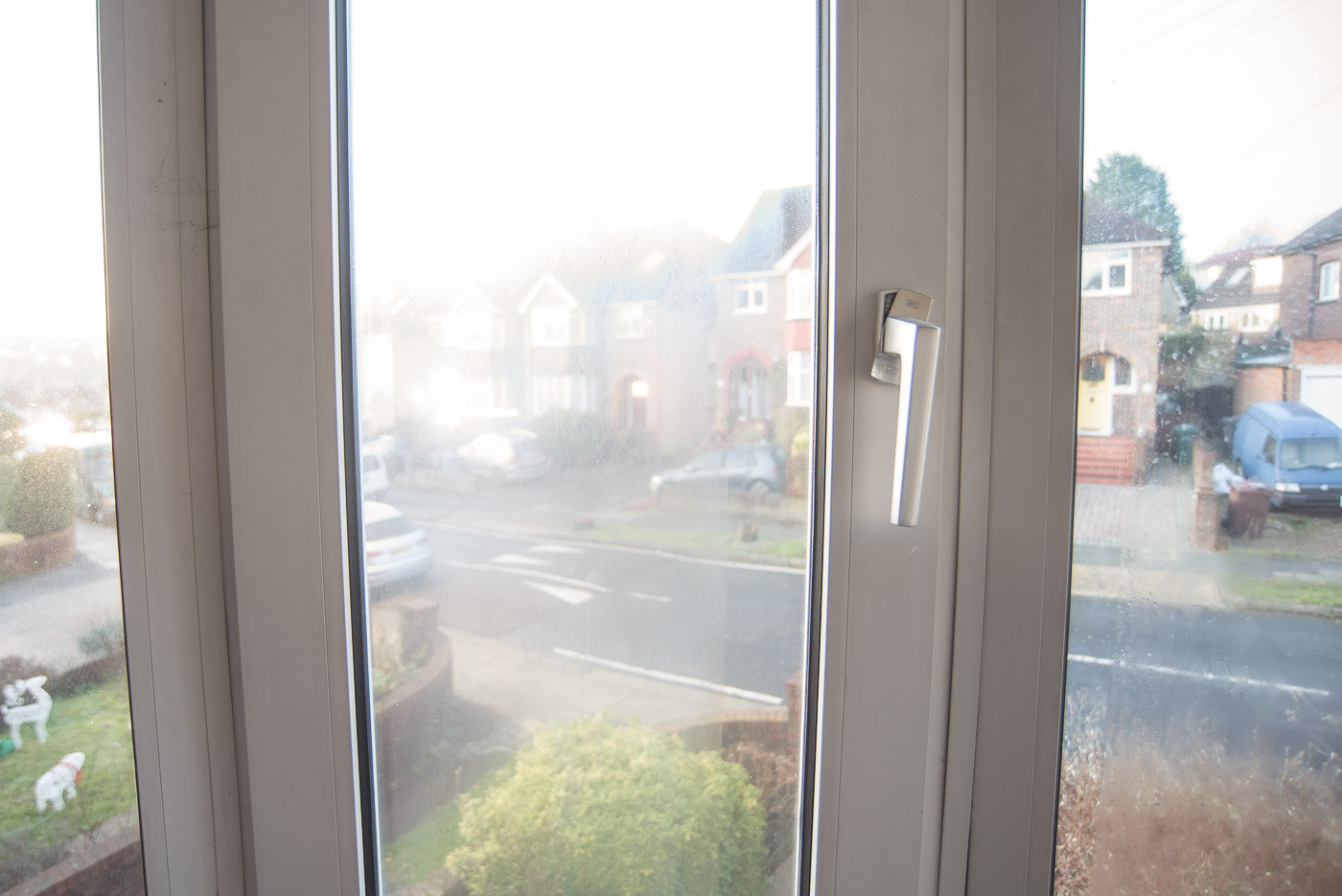 The ‘FROSTED window EFFECT’ in our UPVC bay window