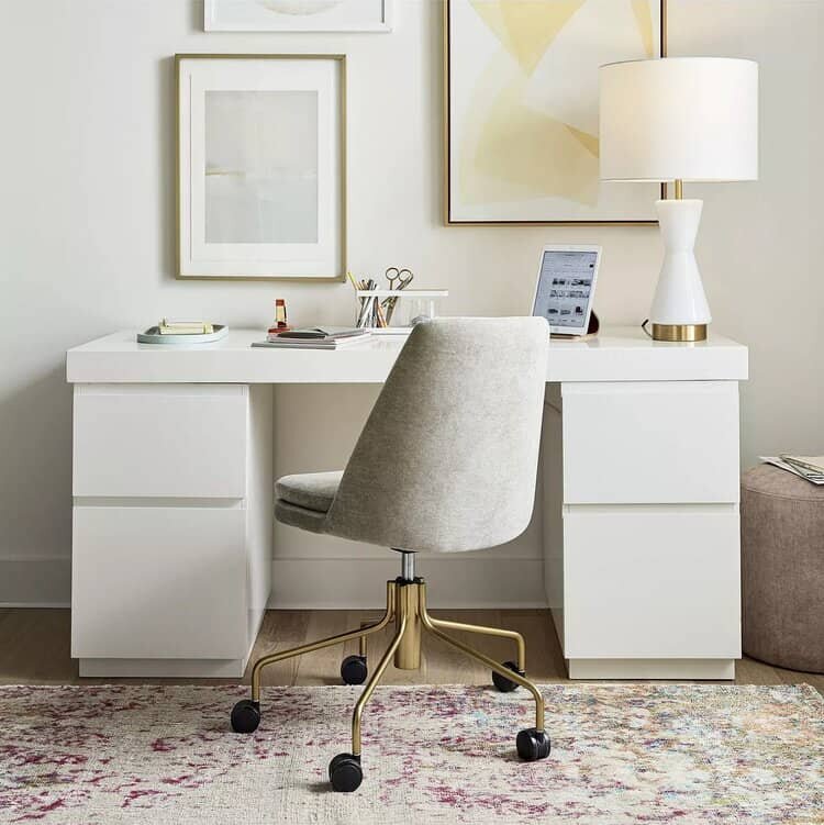 14 Home Office Chairs That Are Actually, Best Upholstered Office Chair Uk