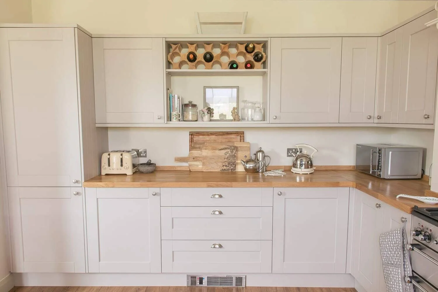 Kitchen heating ideas for when you have limited wall space | Fifi McGee