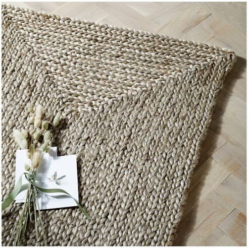 Braided jute extra long hallway runner from The White Company
