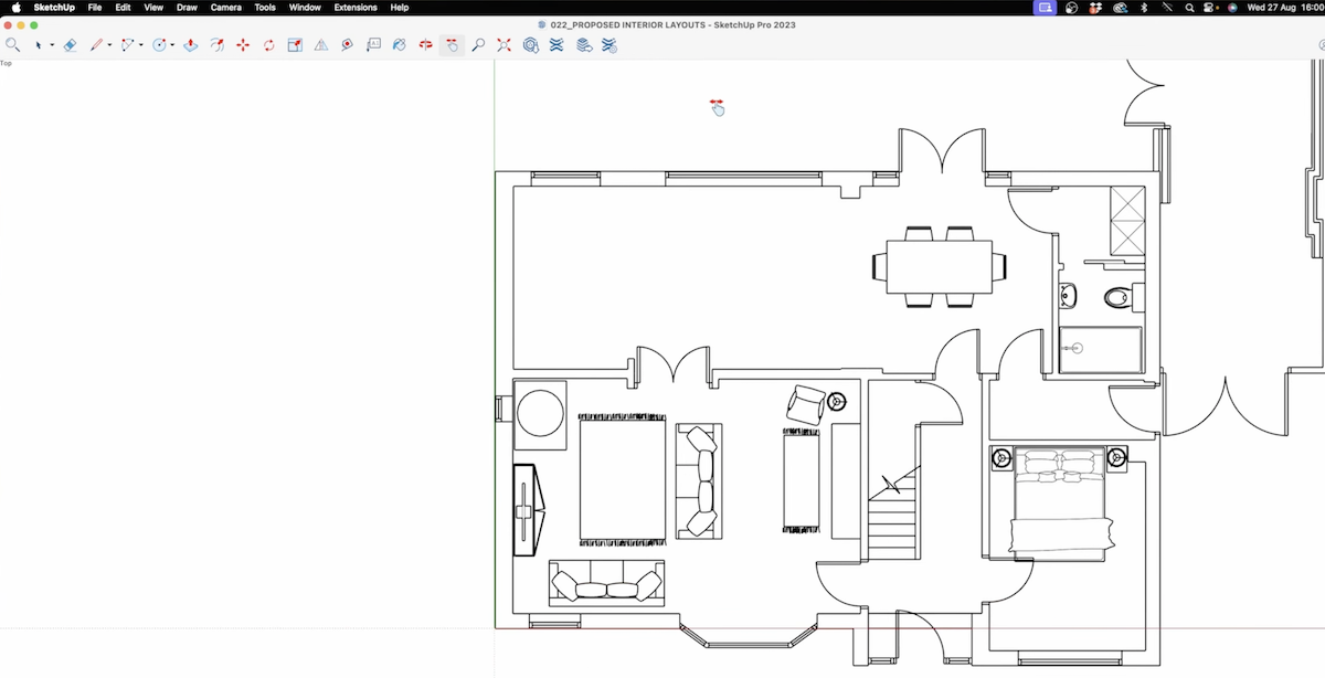 how to draw a kitchen layout