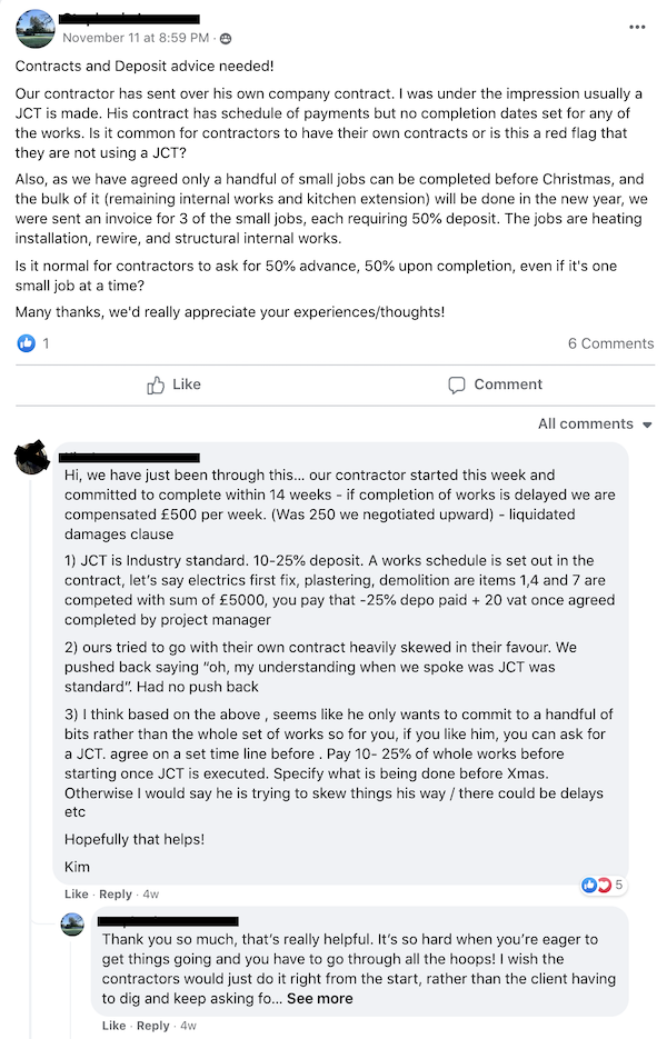 What is a JCT contract? and do I need one for my build? Fifi McGee