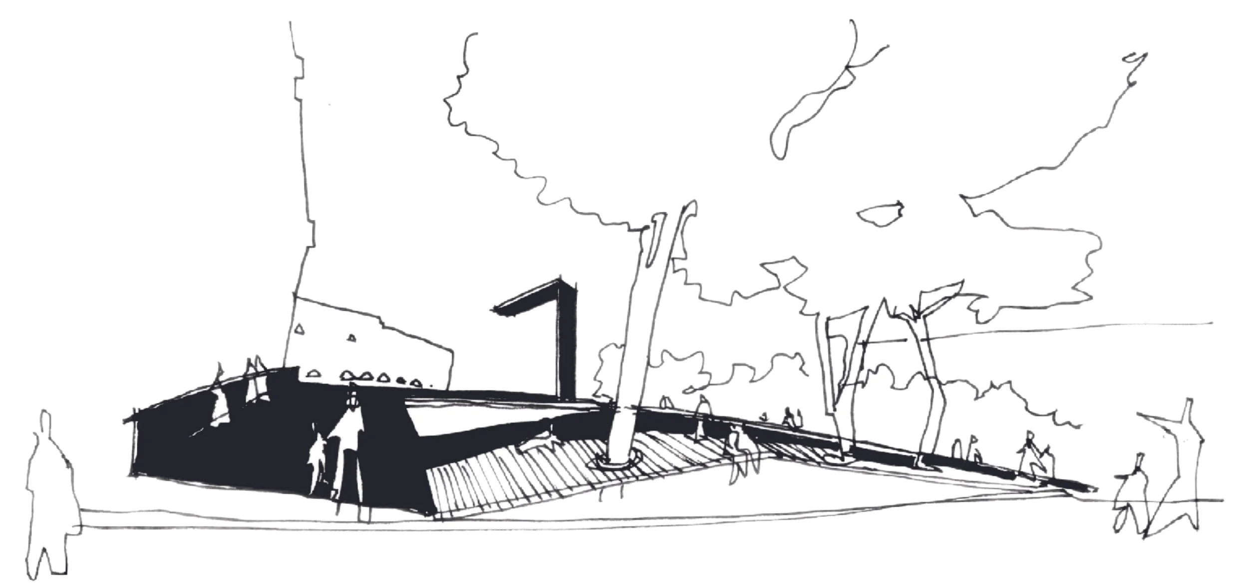  Cuando el museo está cerrado, la plaza superior es utilizada por la ciudad como espacio público para interactuar, para jugar, de ocio, para reunirse, recrearse o simplemente contemplar el paisaje de la historia de Roma.  El Coliseo es puesto en valo