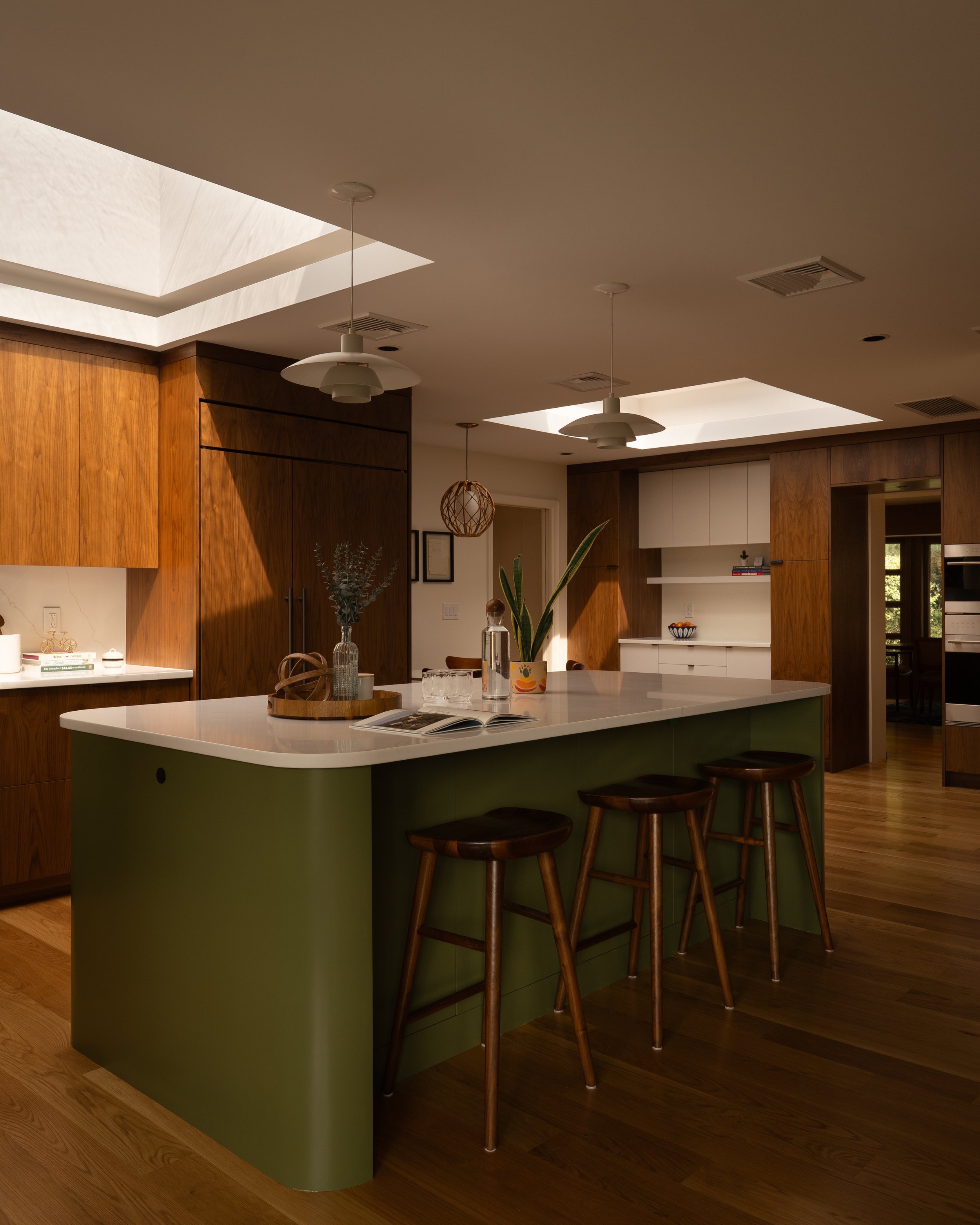 Mid Century Modern Kitchen Kitchen Remodel by Fine Point Cabinetry and Millwork LLC project photo