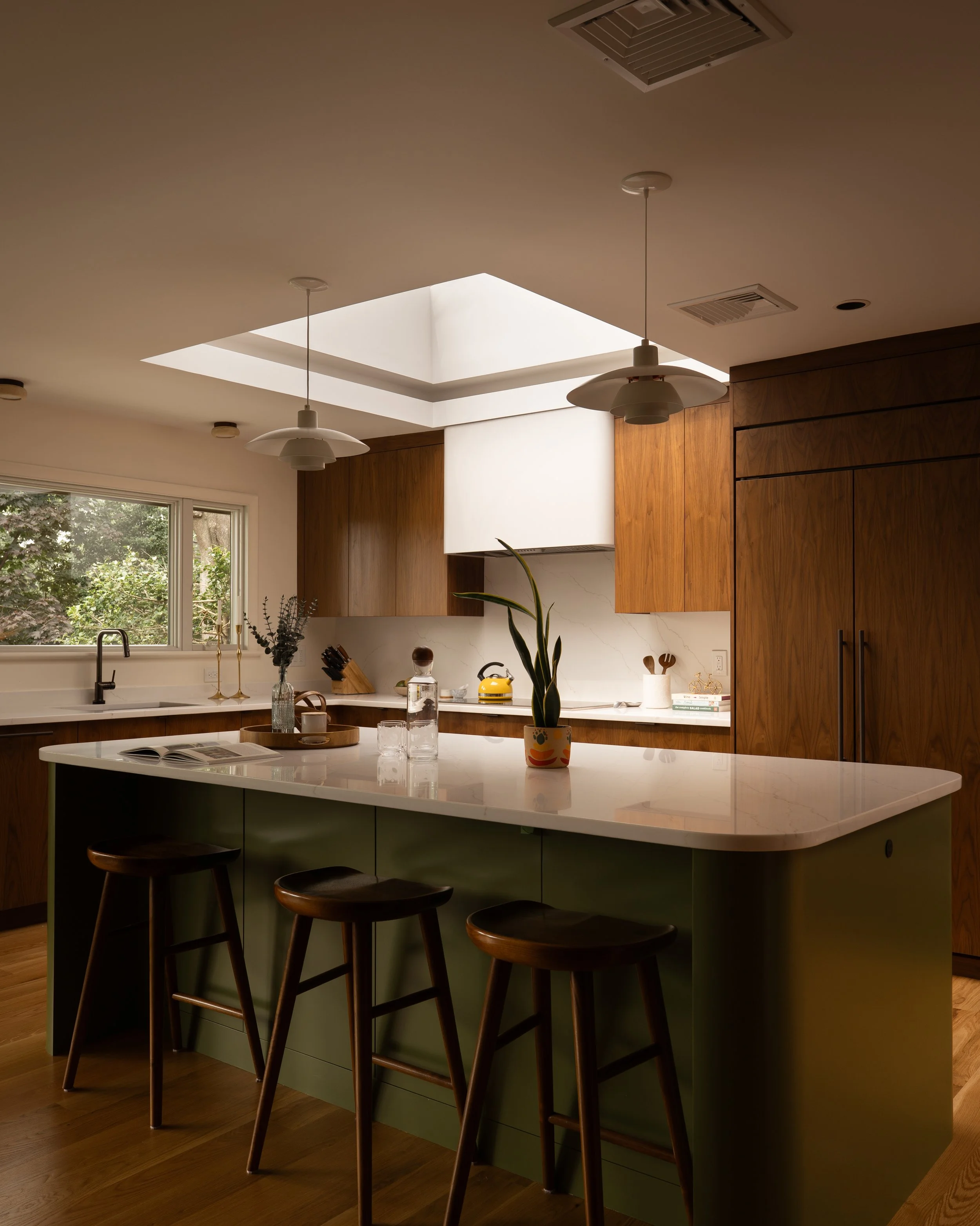 Mid Century Modern Kitchen Kitchen Remodel by Fine Point Cabinetry and Millwork LLC project photo 2