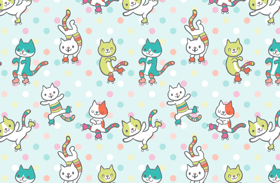 Rollerskating Cats