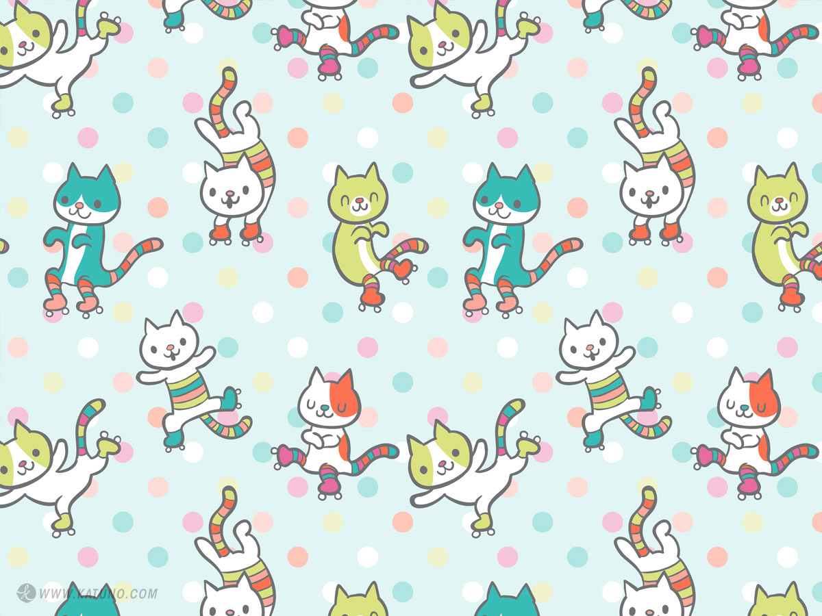 Happy Cats Pattern