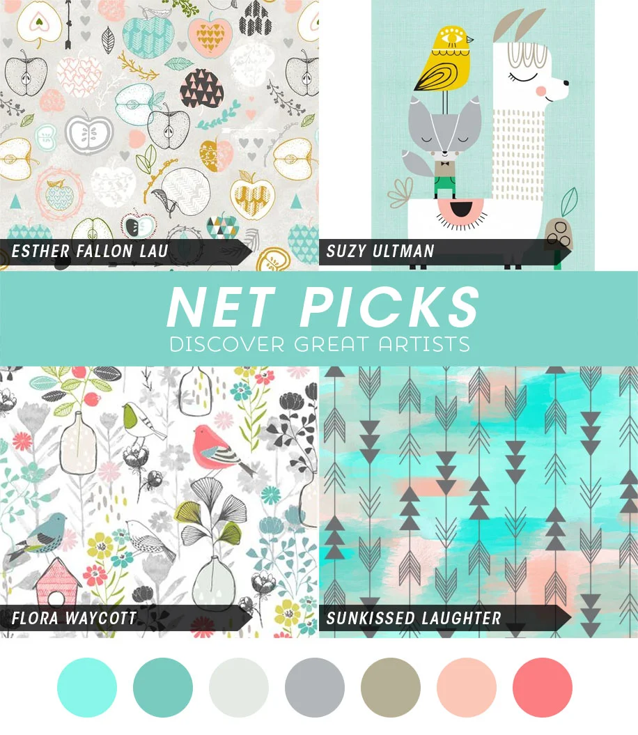 Net Picks - Cool and Warm Color Palette