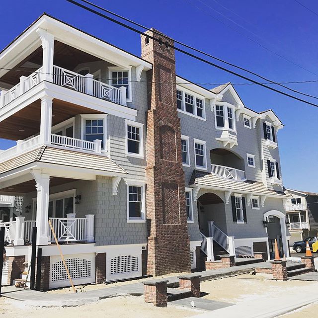 Sea Isle Beachfront. Almost finished. ☀️☀️#seaislecity #beachhouse