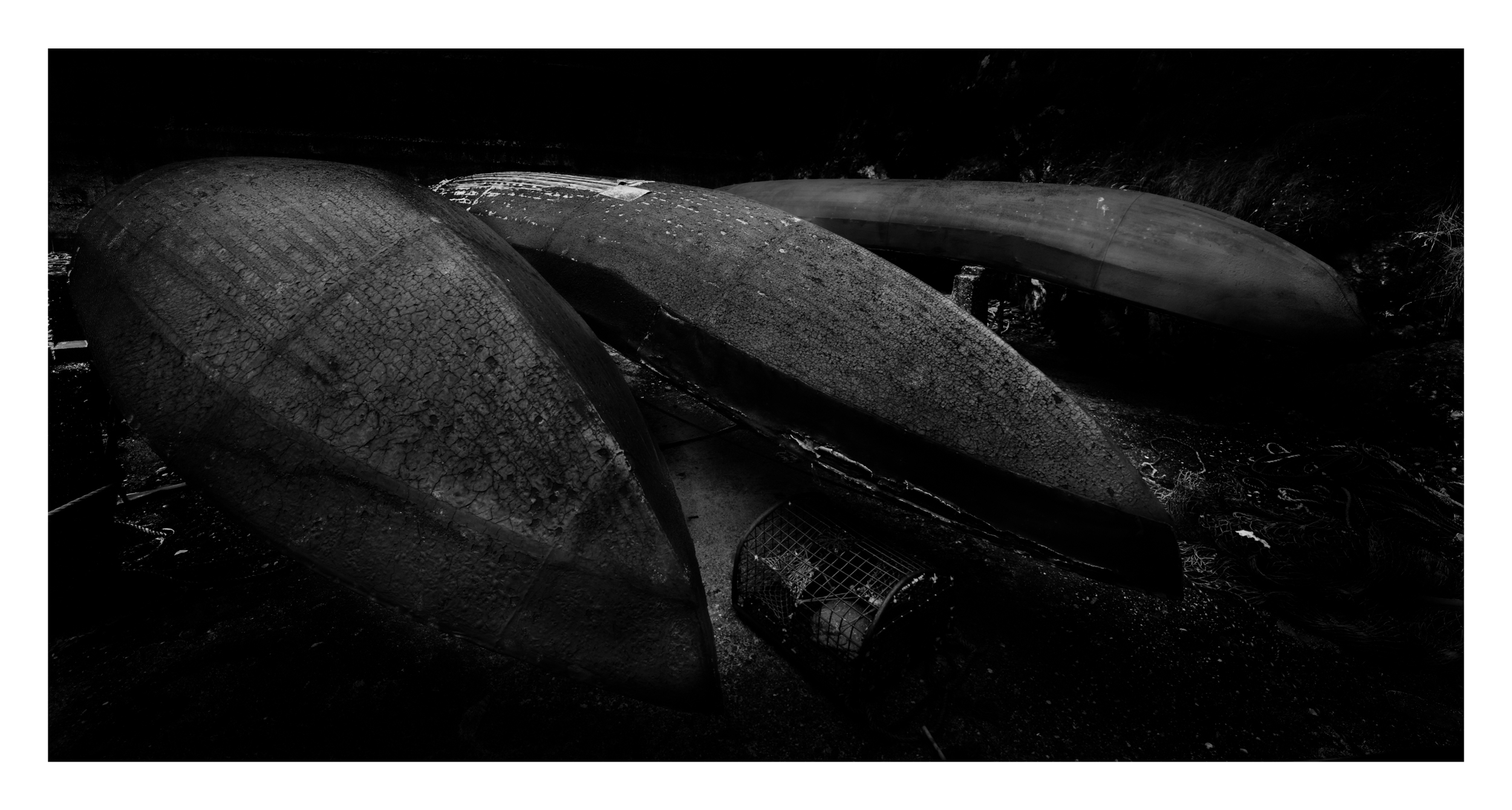 MK's Curraghs on Dunquinn pier, F11 1.6 sec exposure