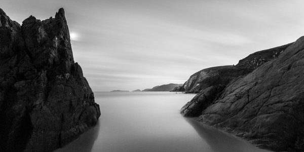 Couminole under moonlight. This was a 10 minute exposure at F11 with no ND filters (very Dark!) 