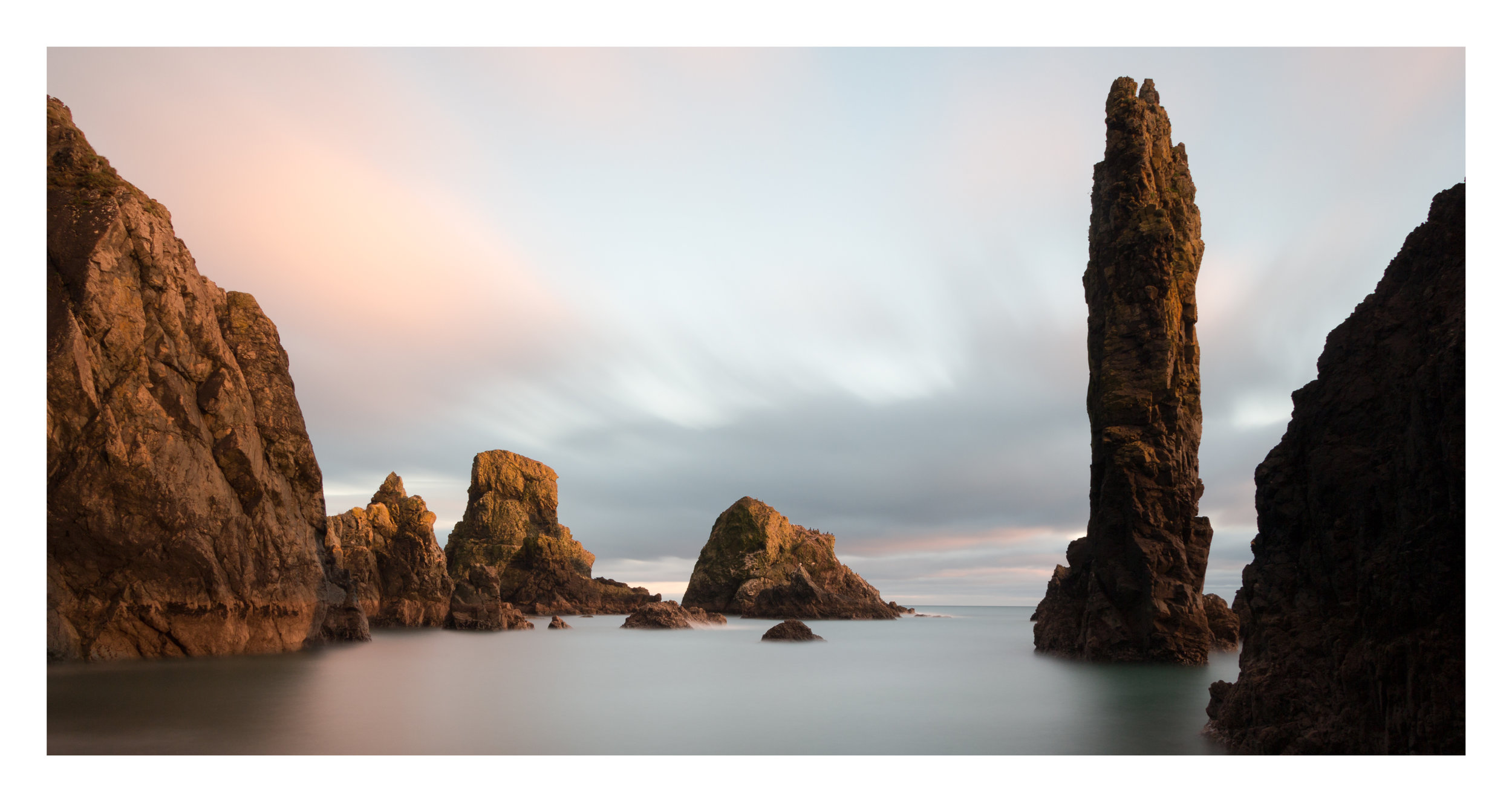 Sunset just catches the main stack