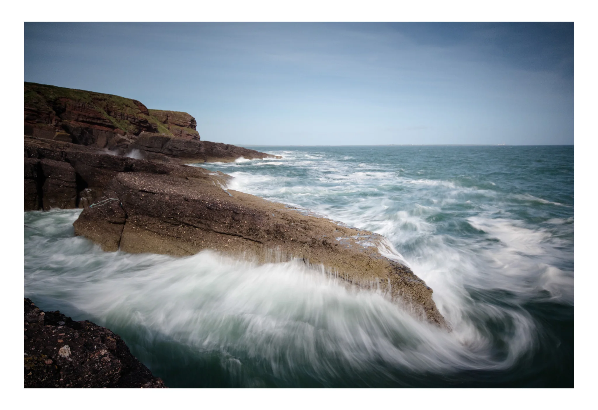 A slightly shorter exposure used here to show some movement, still needed the 10 stop ND as it was mid afternoon as was really only there on a scouting trip. 