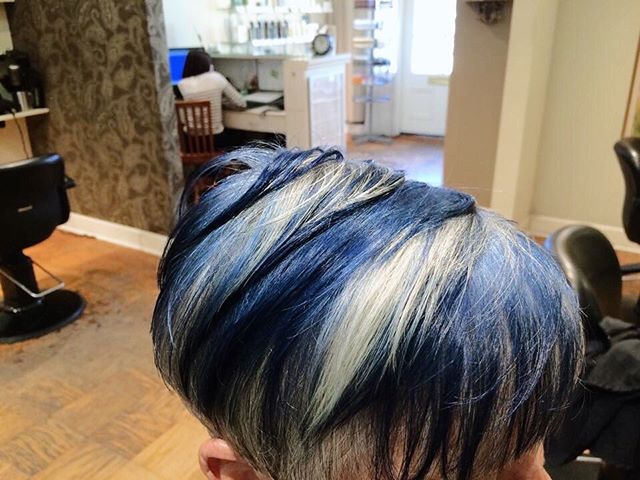 Katherine with her signature blue &lsquo;do
.
.
.
.
.
.
#aveda #styledbyaveda #naturallyderived #smellslikeaveda #avedacolor #avedaartist #avedastylist #avedasalon #pasadena #southlakeavenue #hair #hairstyle #haircare #skincare #bluehair #hair #hairs