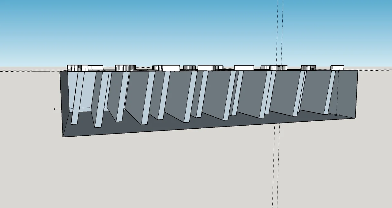 Cutaway view from the side