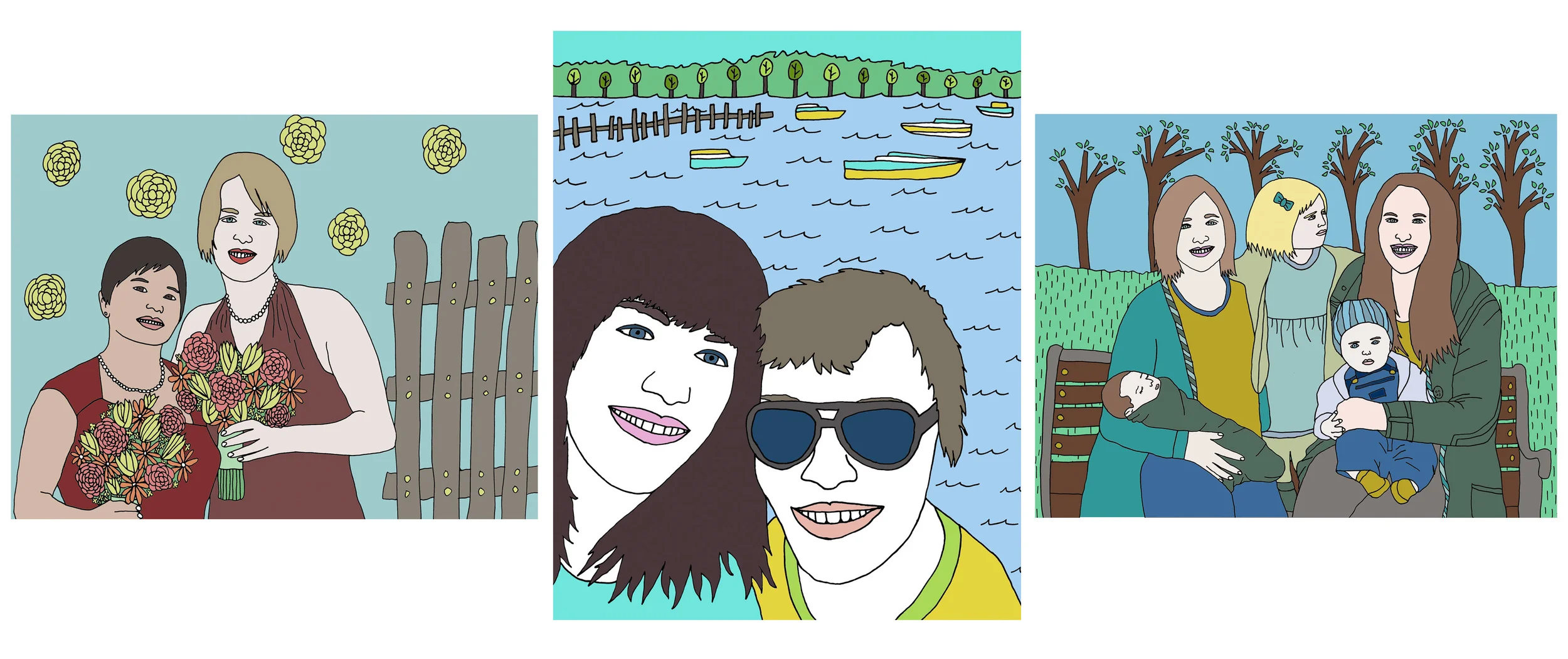 custom wedding childrens portrait illustration nicole stevenson studio.jpg