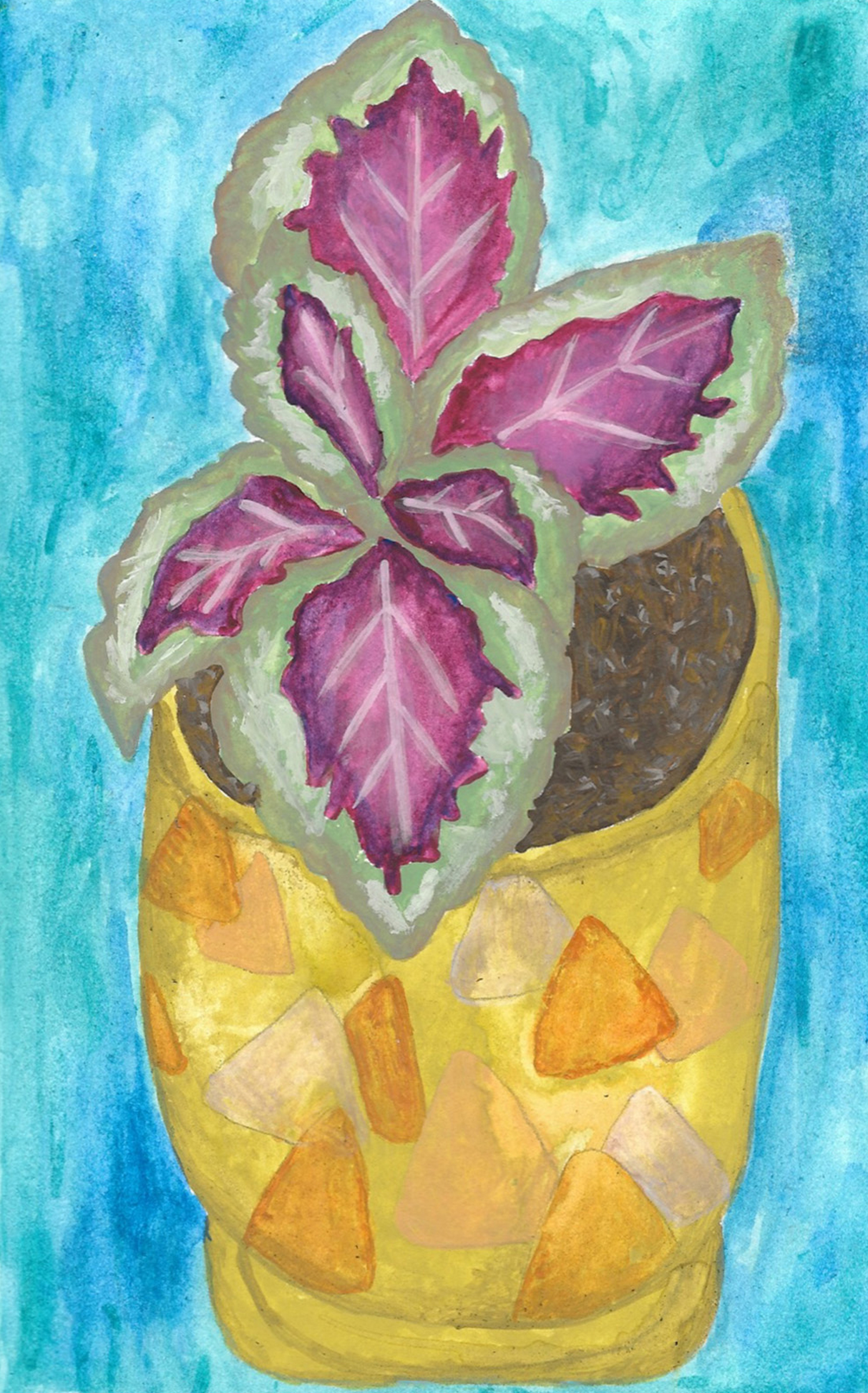 watercolor plant pot illustration nicole stevenson studio.jpg