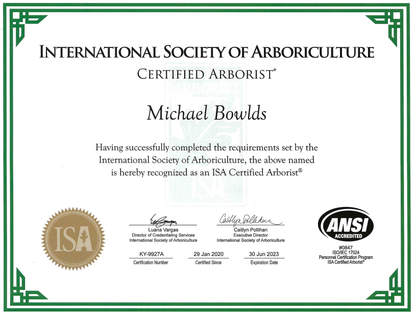 Why Hire an I.S.A. certified Arborist? Find out why — Arbor Tech