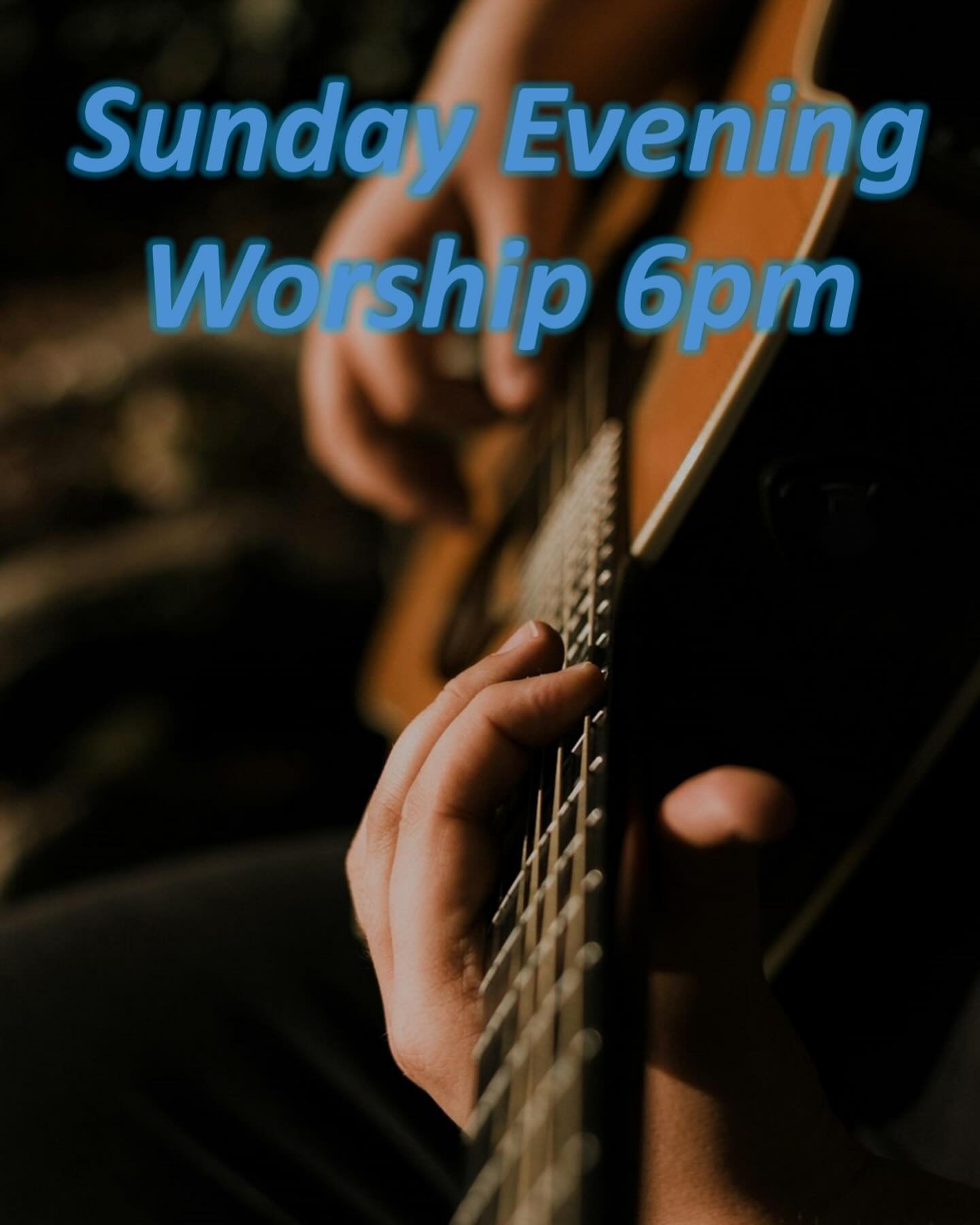 Sunday Evening worship tonight at 6pm, at the Chapel. 
There will be a meal at 7pm.
Come and bring your friends😁