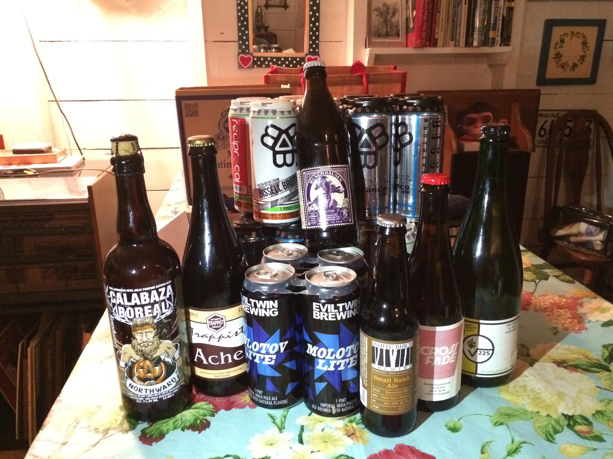  Maine beer haul, Boothbay Harbor, ME; Aug. '15 