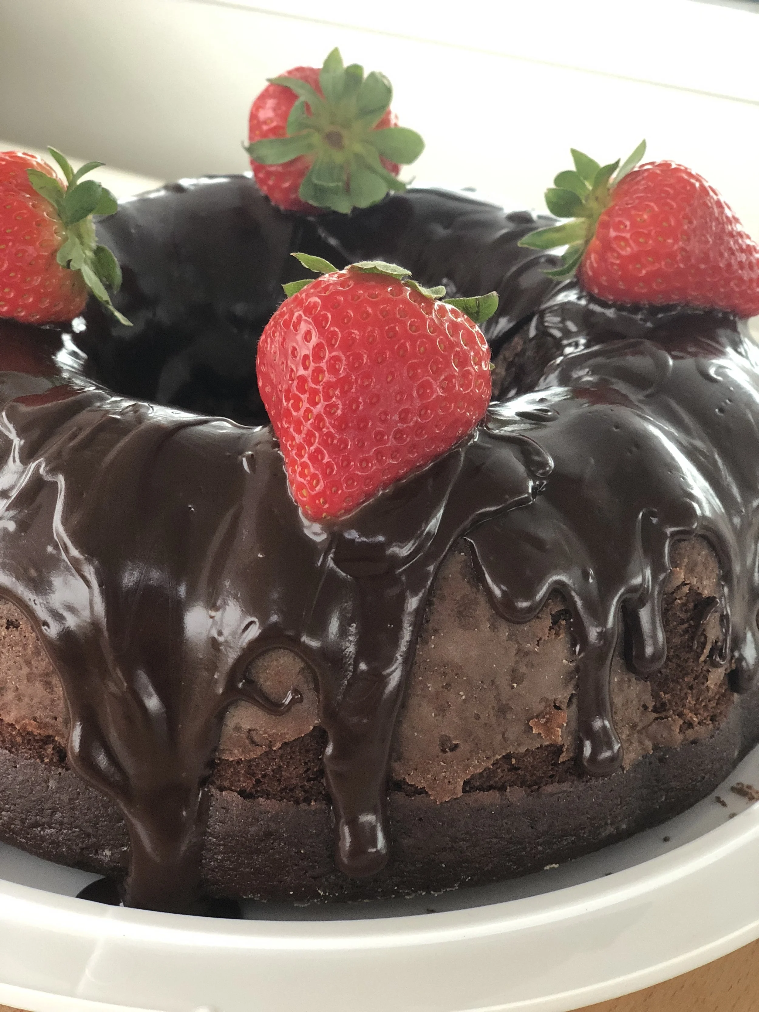 Chocolate Stout Cake with Chocolate Ganache