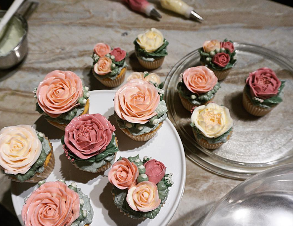Rose Garden cupcakes