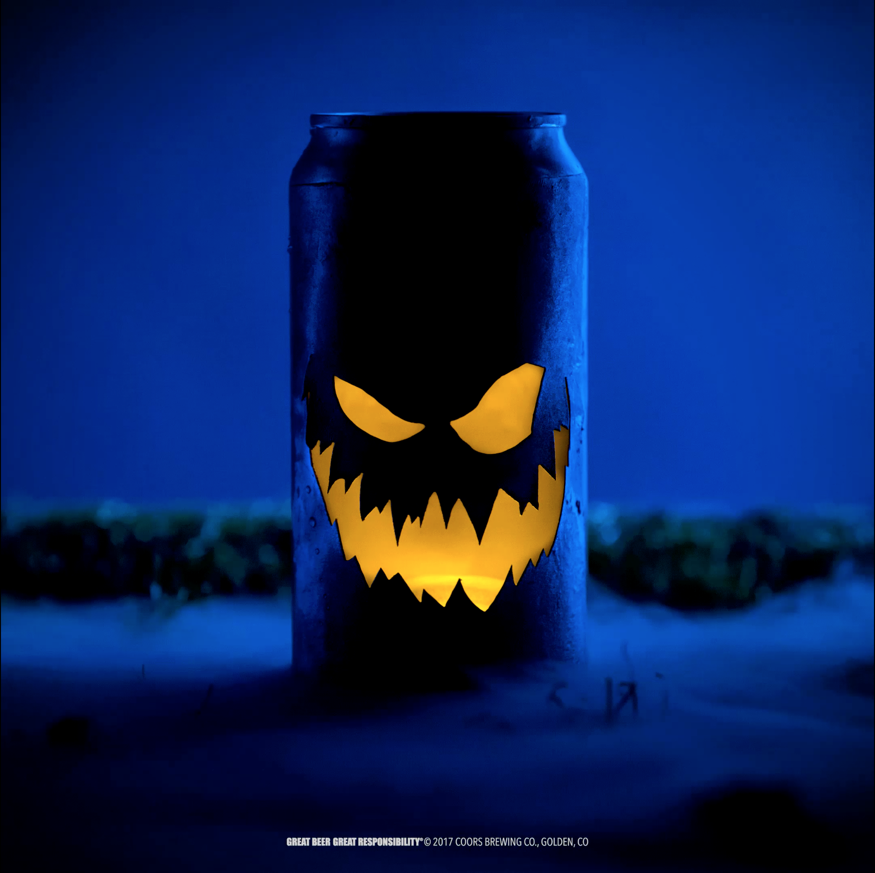 Coors Light, Social - Halloween “Can-O-Lantern” Design + Fabrication
